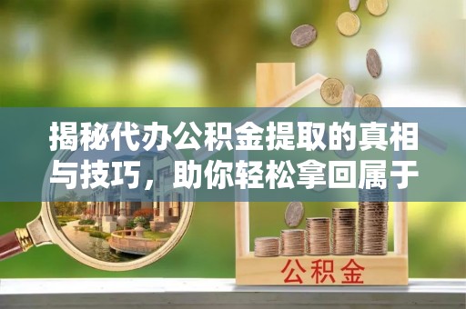阆中揭秘代办公积金提取的真相与技巧，助你轻松拿回属于你的钱