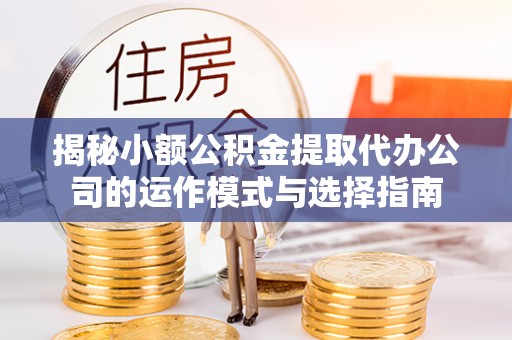阆中揭秘小额公积金提取代办公司的运作模式与选择指南