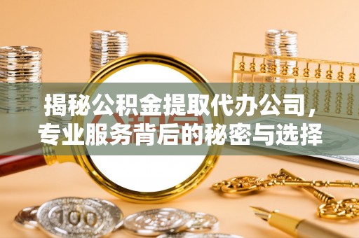 阆中揭秘公积金提取代办公司，专业服务背后的秘密与选择指南