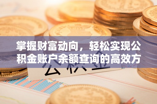 阆中掌握财富动向，轻松实现公积金账户余额查询的高效方式