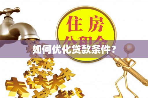 阆中如何优化贷款条件？