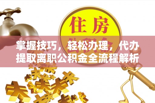 阆中掌握技巧，轻松办理，代办提取离职公积金全流程解析