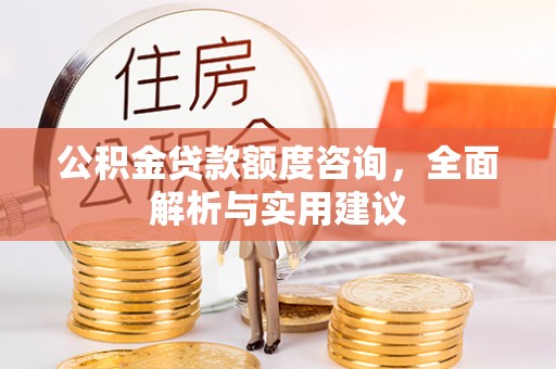 阆中公积金贷款额度咨询，全面解析与实用建议
