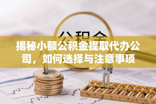 阆中揭秘小额公积金提取代办公司，如何选择与注意事项