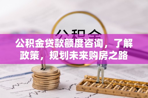 阆中公积金贷款额度咨询，了解政策，规划未来购房之路