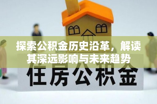 阆中探索公积金历史沿革，解读其深远影响与未来趋势